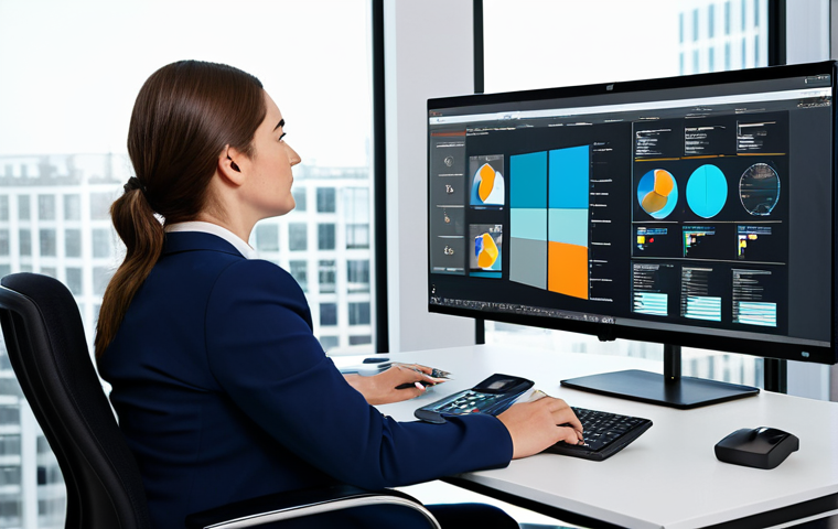 **
Professional businesswoman in a modern office setting, fully clothed in a modest business suit, sitting at a desk, working on a video marketing strategy. Focus on her analyzing data and brainstorming ideas. Safe for work, appropriate content, perfect anatomy, natural proportions, professional.
**