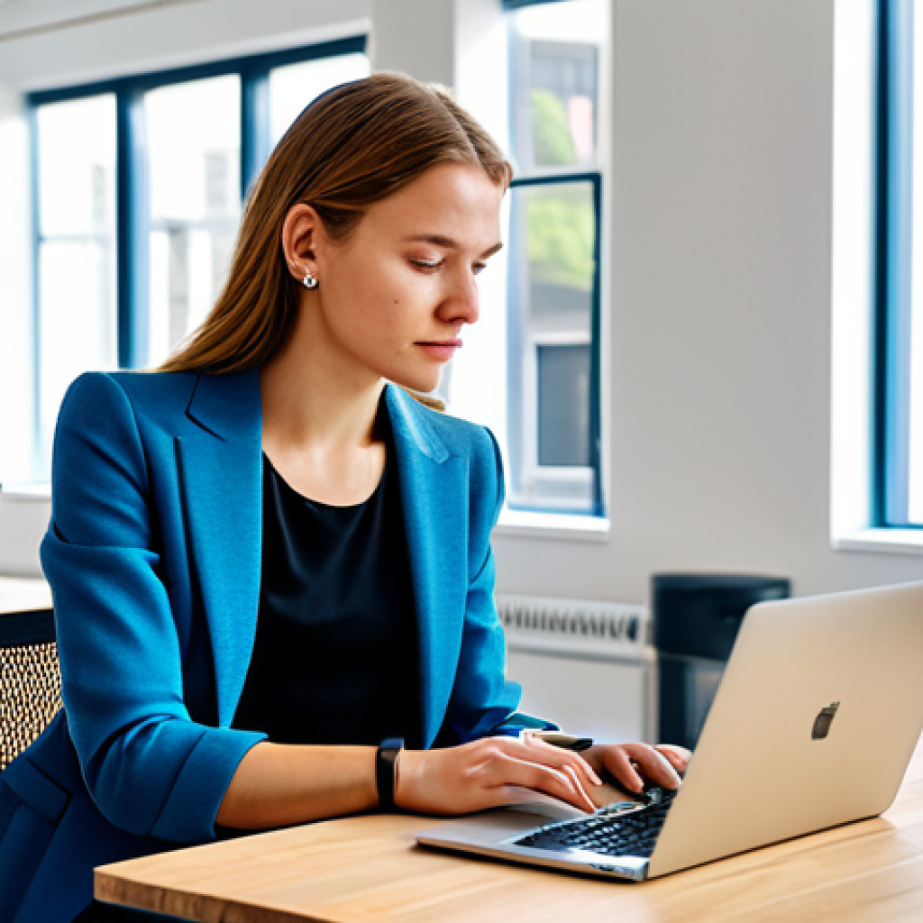 Modern Dutch Entrepreneur**
"A stylish Dutch woman, fully clothed in a chic, minimalist outfit suitable for a tech startup, working on a laptop in a bright, modern co-working space in Amsterdam, appropriate attire, safe for work, perfect anatomy, natural proportions, professional digital art, high resolution"
**